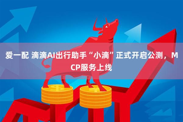 爱一配 滴滴AI出行助手“小滴”正式开启公测，MCP服务上线