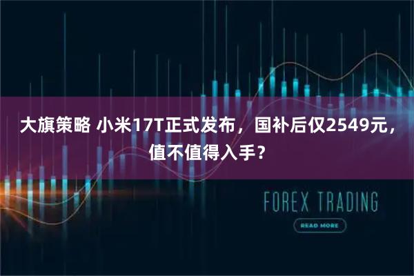 大旗策略 小米17T正式发布，国补后仅2549元，值不值得入手？